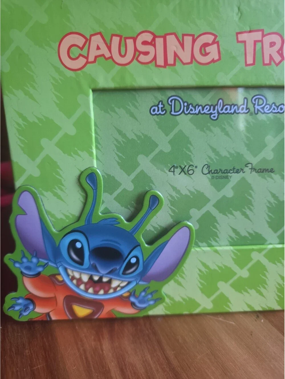Disney Lilo and Stich Causing Trouble Cardboard Picture Frame